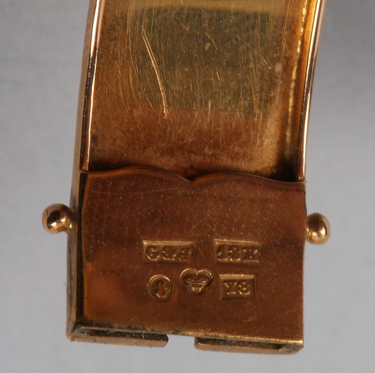 ARMBAND, 18 K guld, 15 gram.