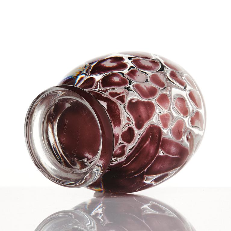 Edvin Öhrström, vas, glas, ariel, Orrefors 1950.