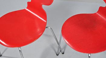 STOLAR, 3 st, "Myran", Arne Jacobsen, Fritz Hansen, 1967.