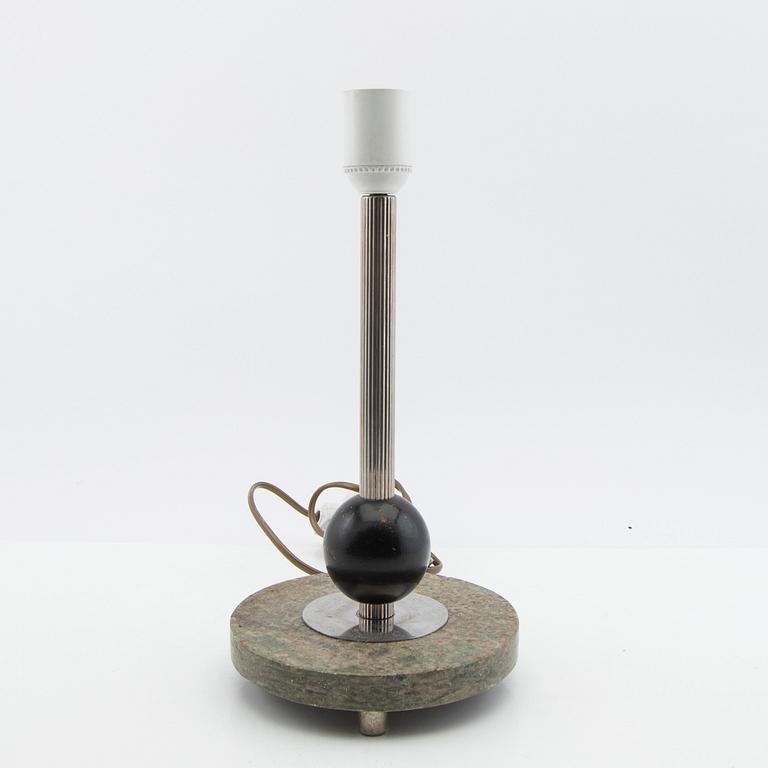 Bordslampa, funkis, 1930/1940-tal.