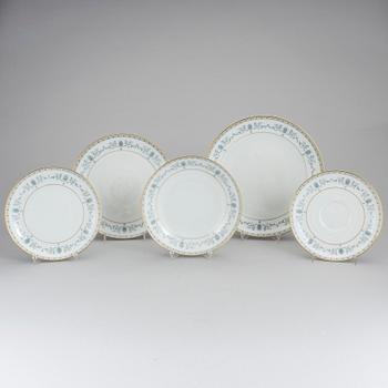 MATSERVIS, 63 delar, porslin, Krautheim, Bavaria, Tyskland, 1900-talets mitt.