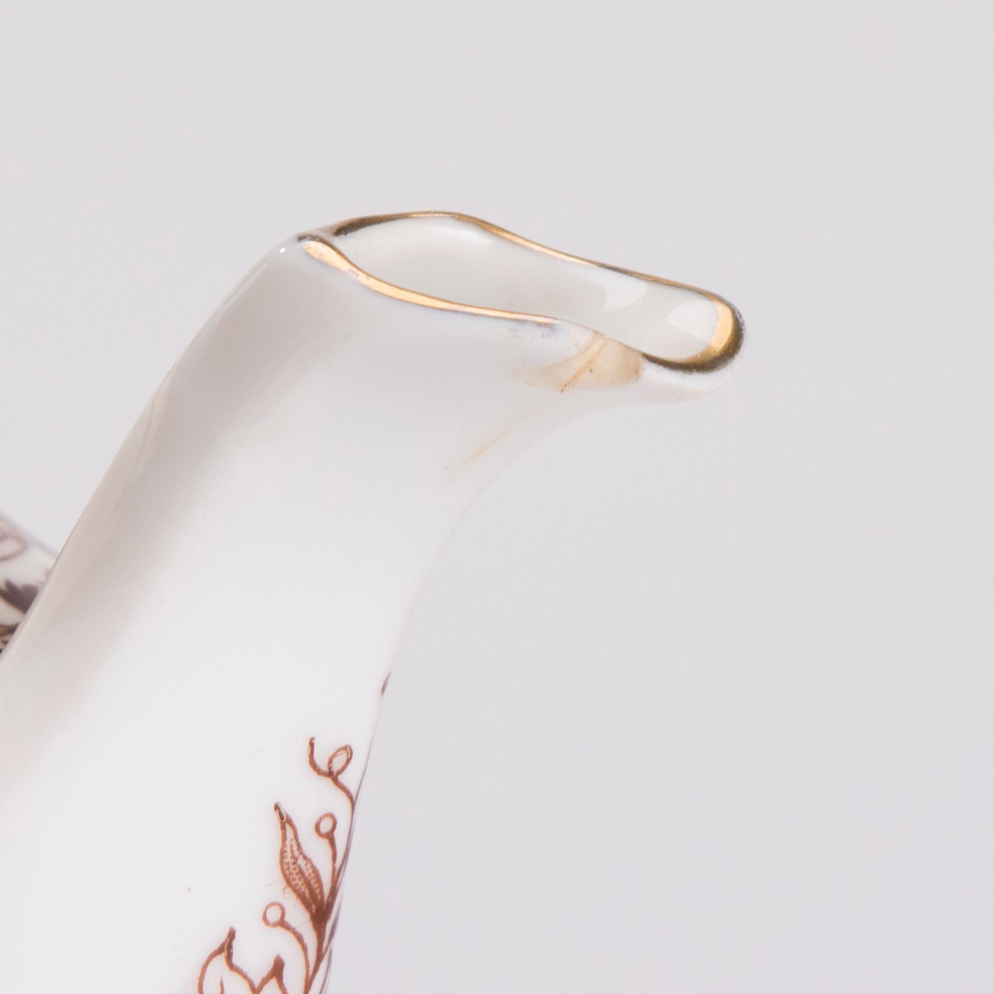 SERVISDELAR, 5 st, porslin, "Singapore", Arabia 1917-27 och 1932-49.