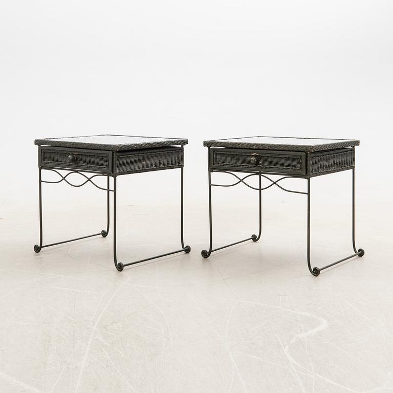 Sängbord, 1 par, 1900-/2000-tal.