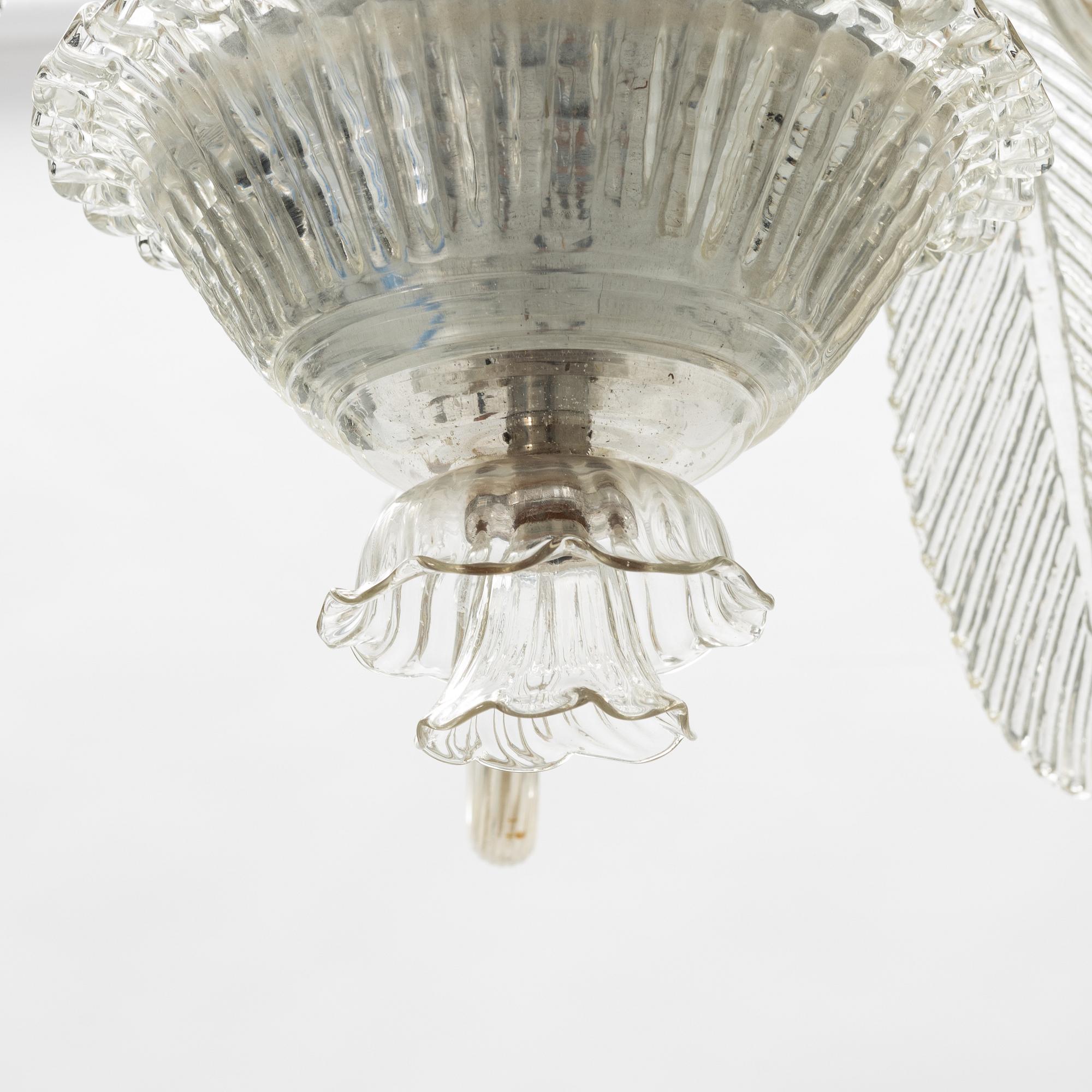 Fritz Kurz, taklampa, Orrefors, 1900-talets mitt.