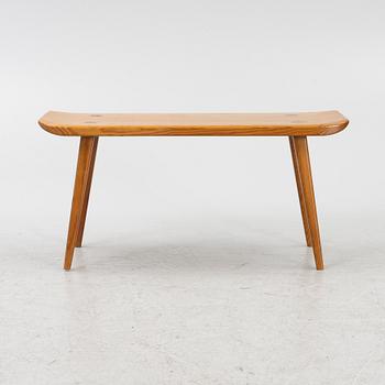 Carl Malmsten, bench, "Visingsö", Swedish Pine, second half of the 20th century.