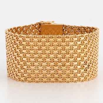 Armband "X-länk" 18K guld.