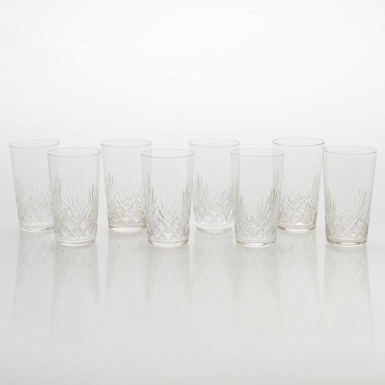 A 34-piece 'Aino' (Ainamo) glassware set for Riihimäen Lasi Oy.