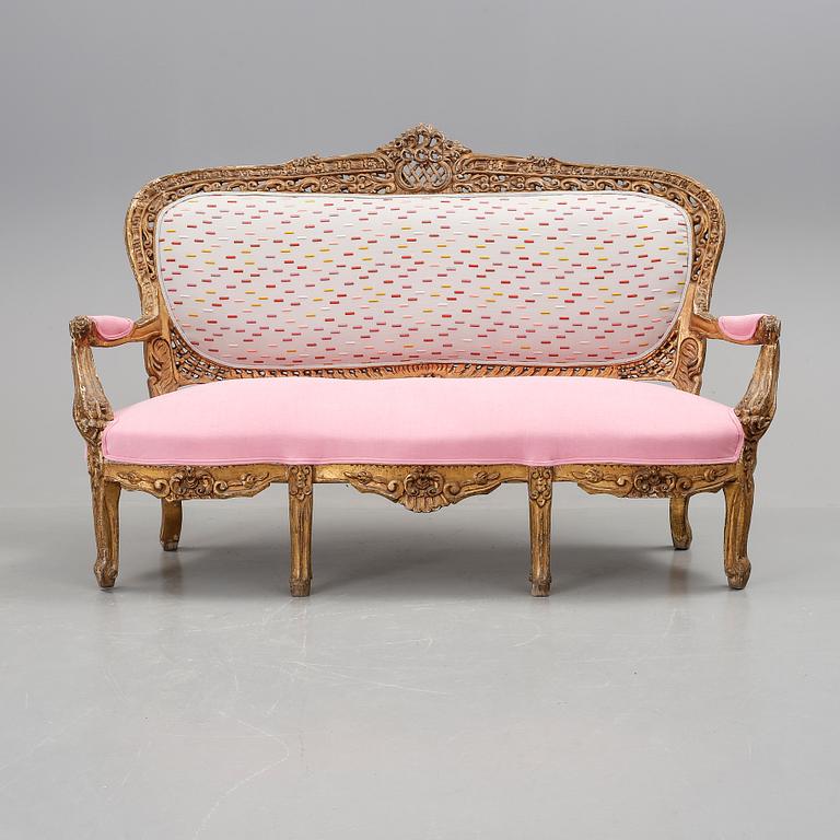 SOFFA, rokokostil, 1900-talets första hälft.