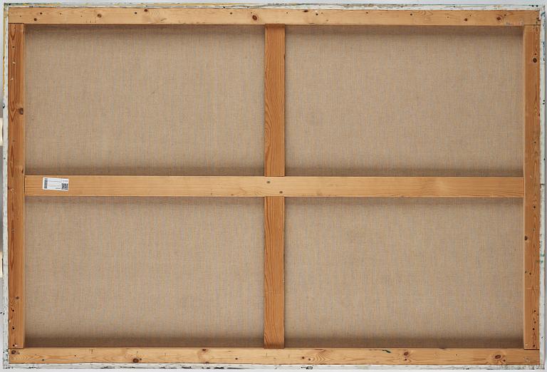 Alf Linder, diptyk, olja på duk, signerad och daterad 1991 a tergo.