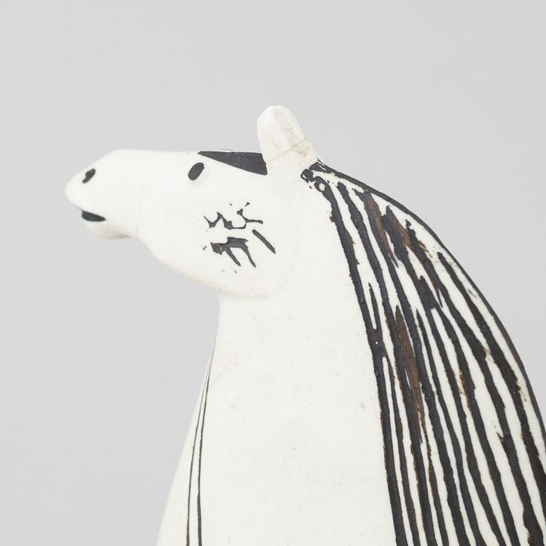STIG LINDBERG, a "Springare" stoneware sculpture of a horse, Gustavsberg studio, Sweden 1952-72.