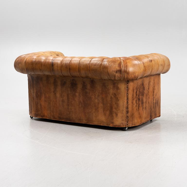 A 'Chesterfield' sofa, late 20th Century.