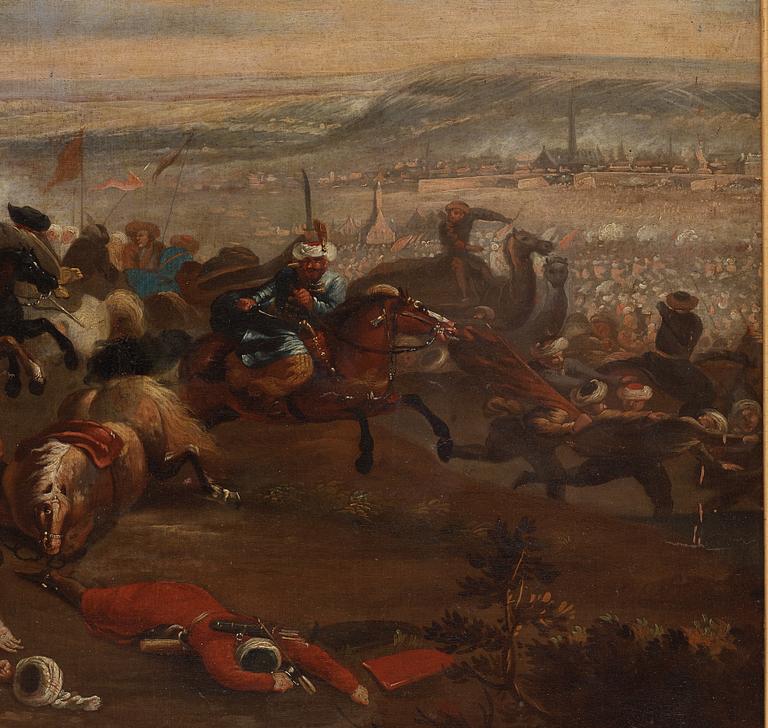 UNKNOWN ARTIST 17TH/18TH CENTURY. Battle of Jaroslaw 1656.