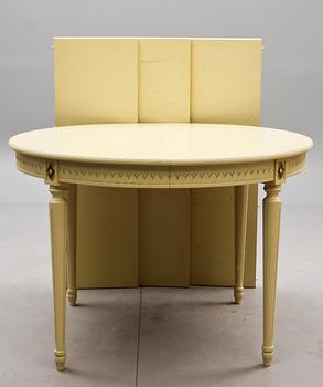 MATSALSGRUPP, 7 delar, gustaviansk stil, 1900-tal.