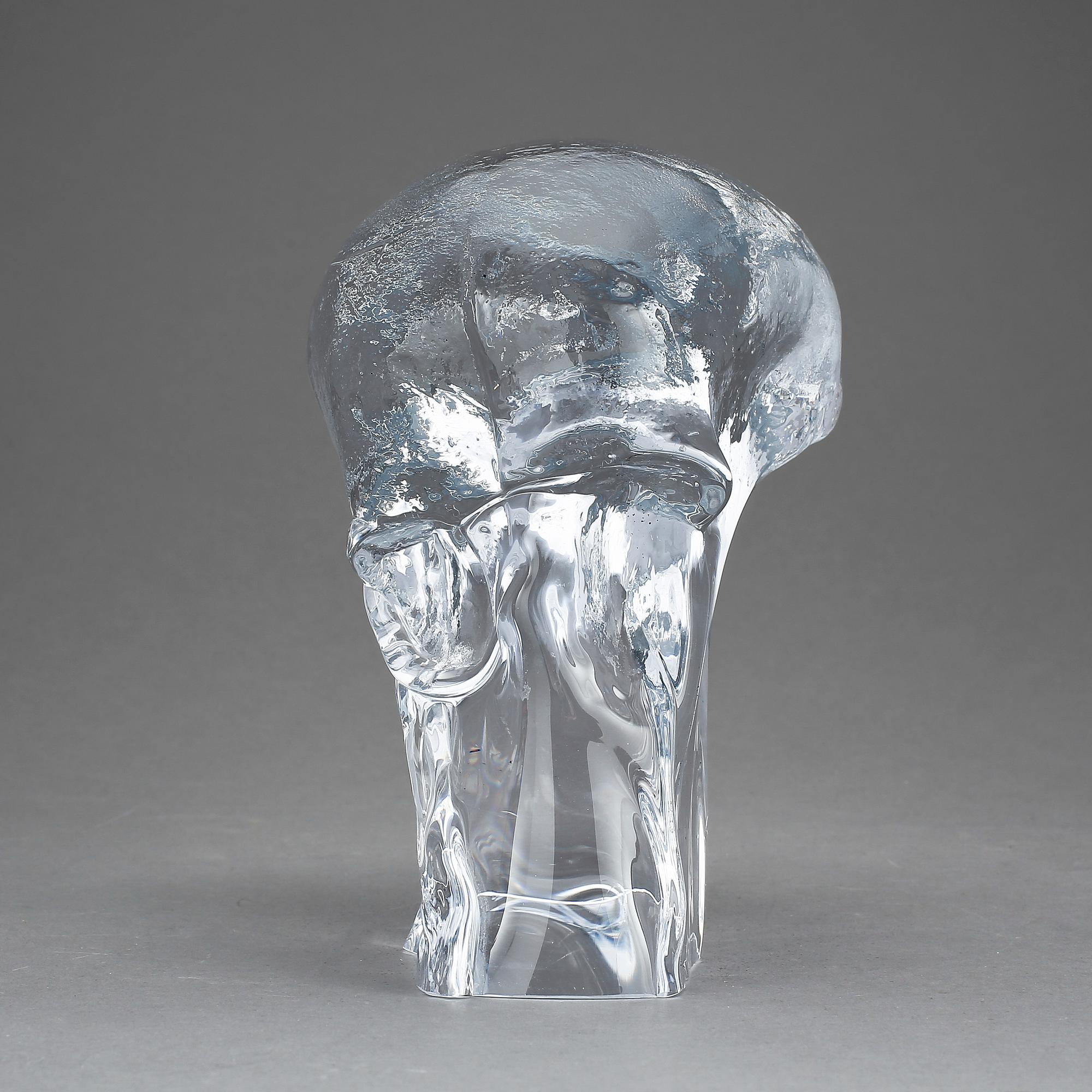 SKULPTUR, glas, Ludvig Löfgren, Kosta Boda, 2000-tal.