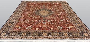 Matta, orientalisk, silke, 370 x 270 cm.