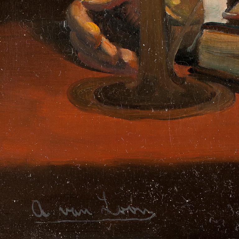 OKÄND KONSTNÄR, sign A. van Loon, 1800-tal.