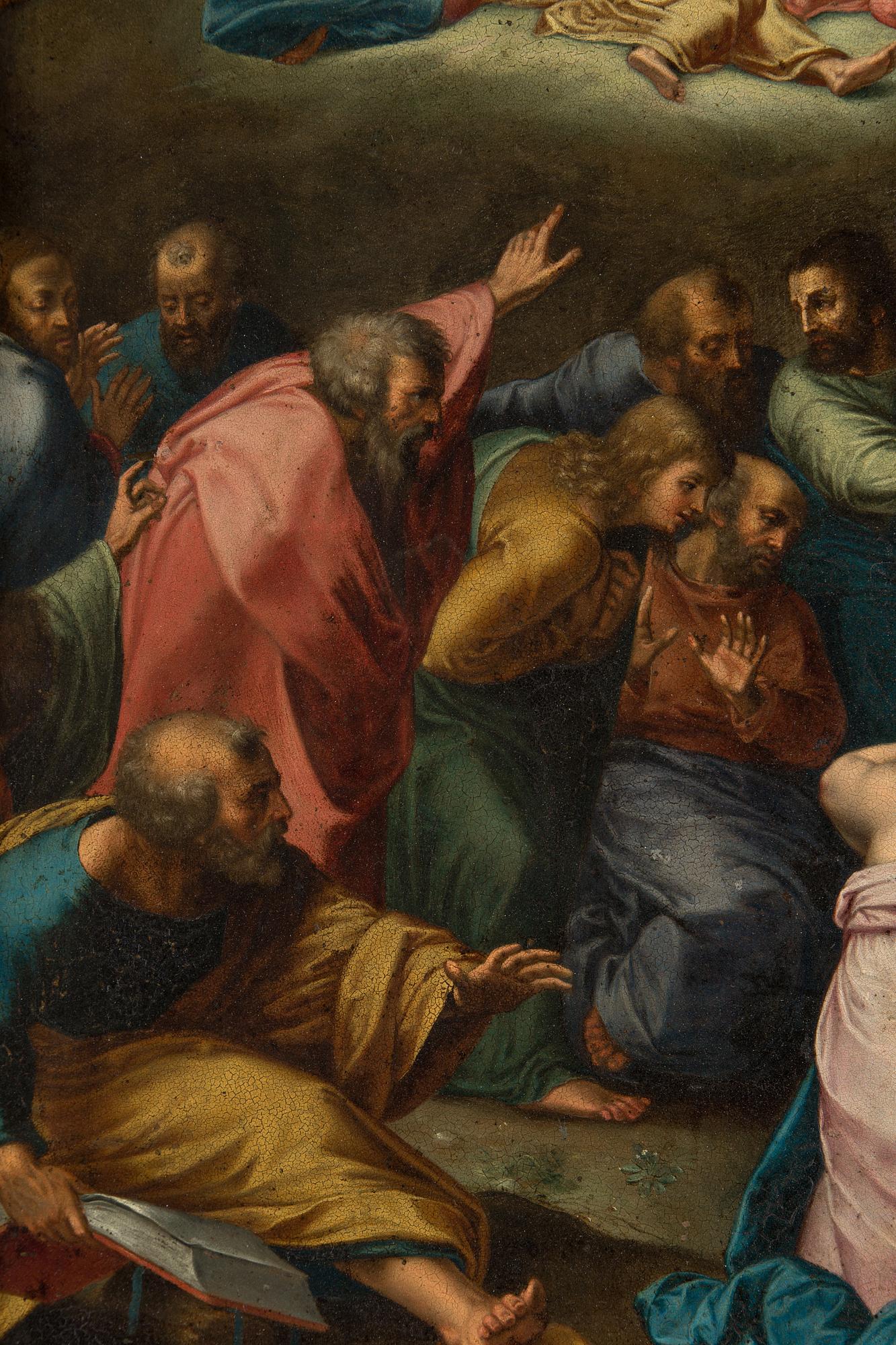 Rafael Copy after, RAFAEL, copy after, oil on copper, 17th century.