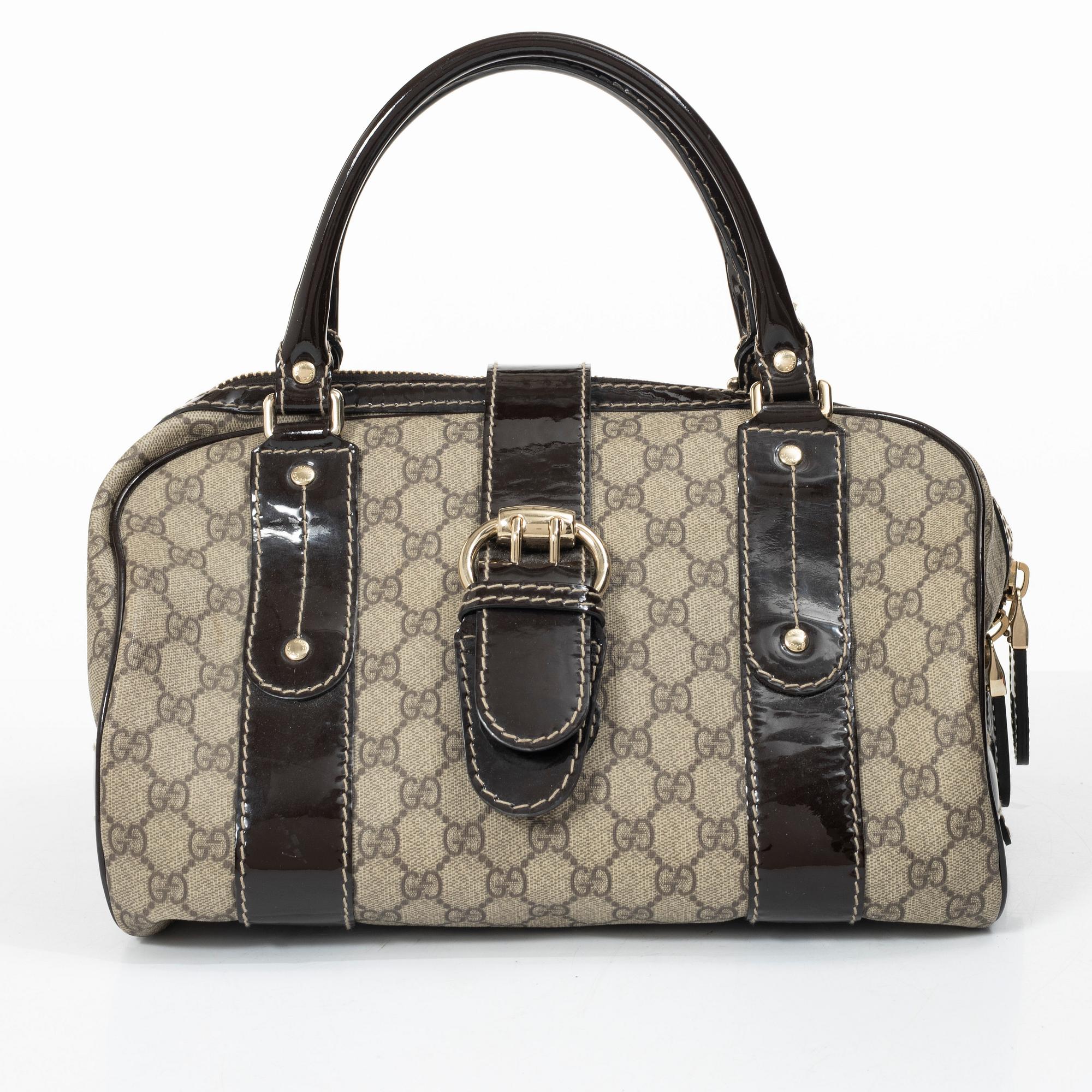Gucci, väska, "GG Supreme Boston Bag".