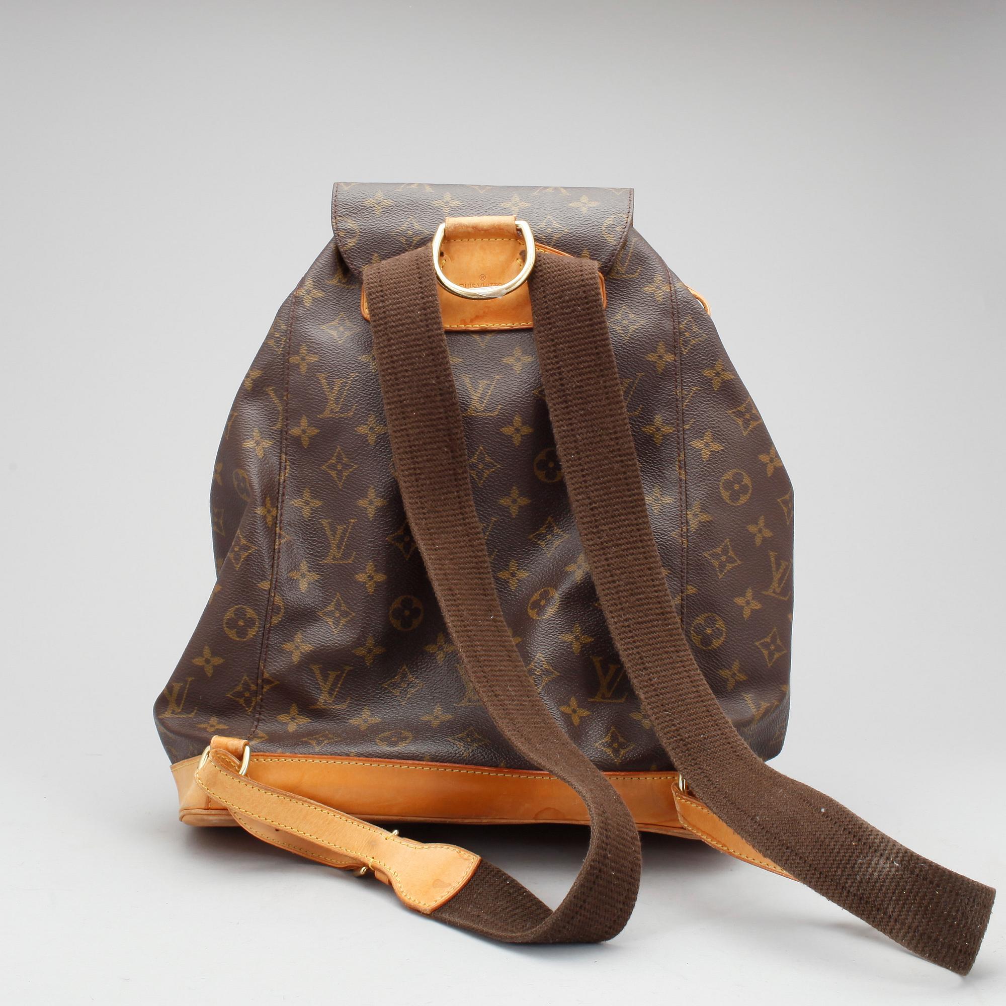 RYGGSÄCK, "Montsouris", Louis Vuitton.