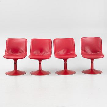 Yrjö Kukkapuro, four "Saturnus" chairs, Hiami, Finland, 1970's.