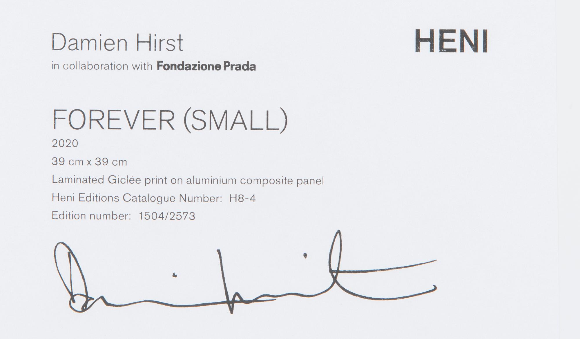 Damien Hirst, "Forever" (small).