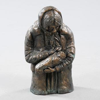 EINO HANSKI, skulptur, brons, signerad och daterad 1942/1991.