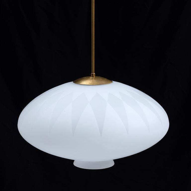 Bertil Brisborg, a ceiling lamp, Nordiska Kompaniet, Sweden 1940's/50's.