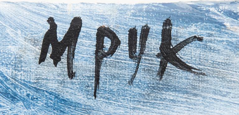 Madeleine Pyk, oil on canvas signed.