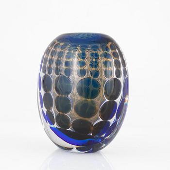 Ingeborg Lundin, an 'Ariel' glass vase, Orrefors, signed and numbered 545.