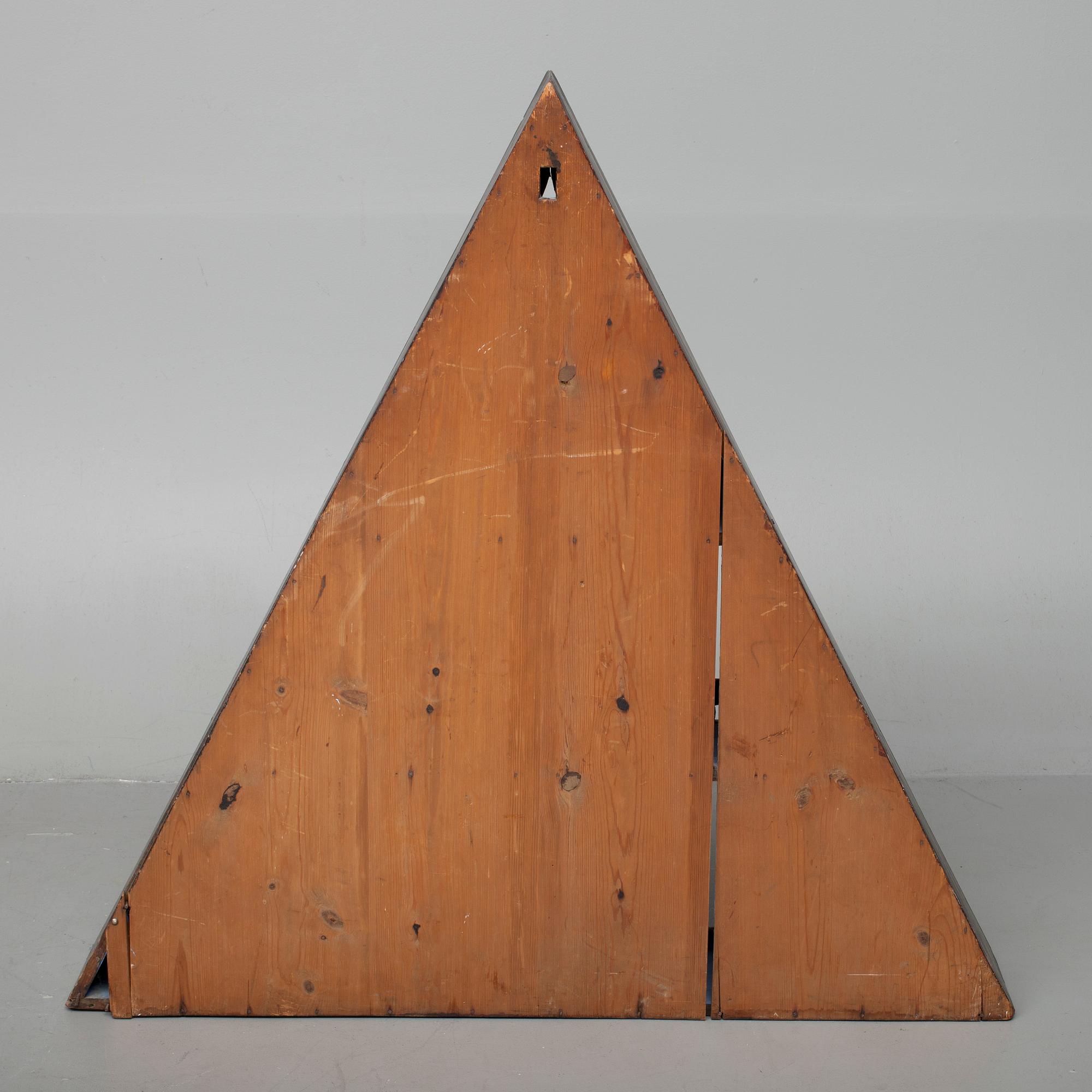 VÄGGHYLLA, allmoge, sannolikt Danmark 1800-tal.