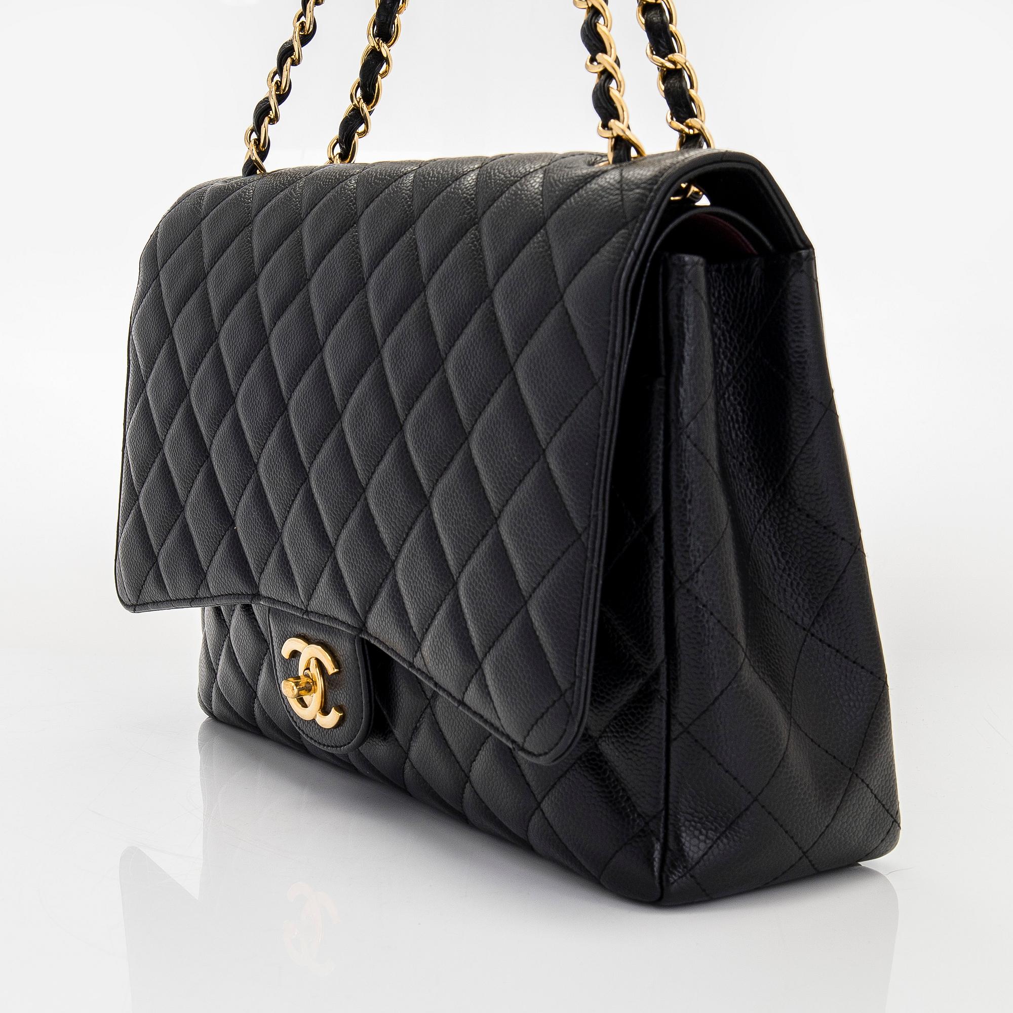 Chanel, a 'Double Flap Bag Maxi' bag, 2013-2014.