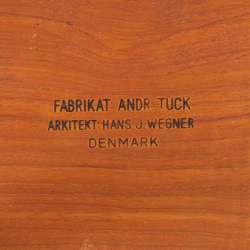 Hans J. Wegner, satsbord, 2 delar, Andreas Tuck, Danmark, 1960-tal.