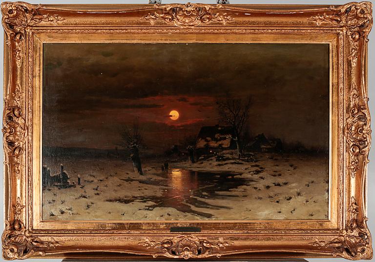 LUDVIG MUNTHE, oil on canvas, signed.