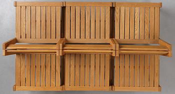 JOHN KANDELL, six oak chairs for S:t Nicolai chapel, Helsingborg, Sweden 1956, probably executed by cabinetmaker David Sjölinder.