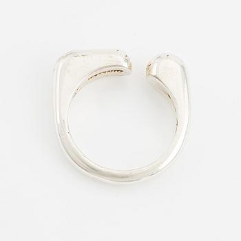 Georg Jensen company, sterling silver ring, design by Agnete Dinesen.