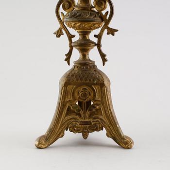 KANDELABRAR, 1 par, 1800-talets andra hälft.