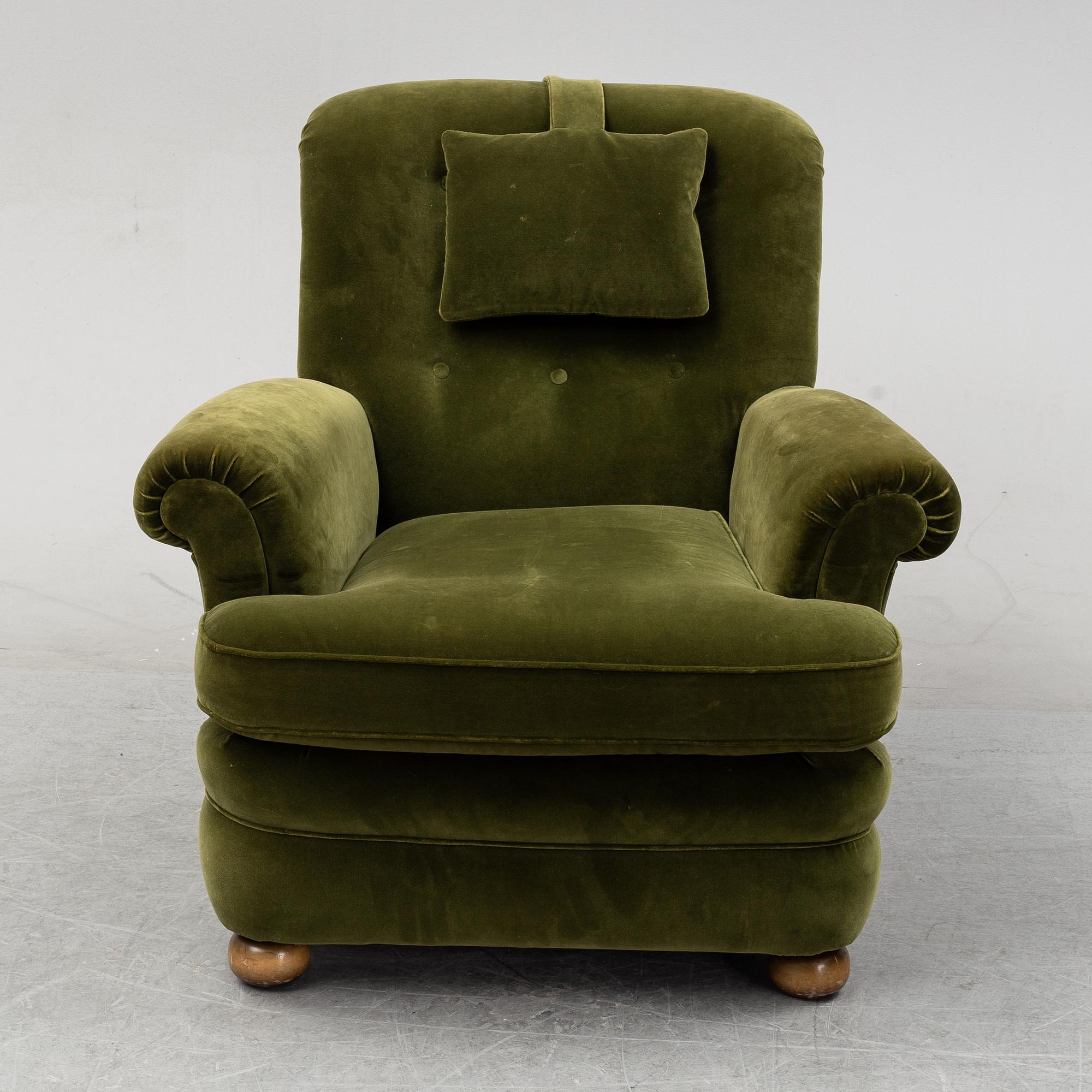 Josef Frank, fåtölj, modell 336, Firma Svenskt Tenn, formgiven 1934.