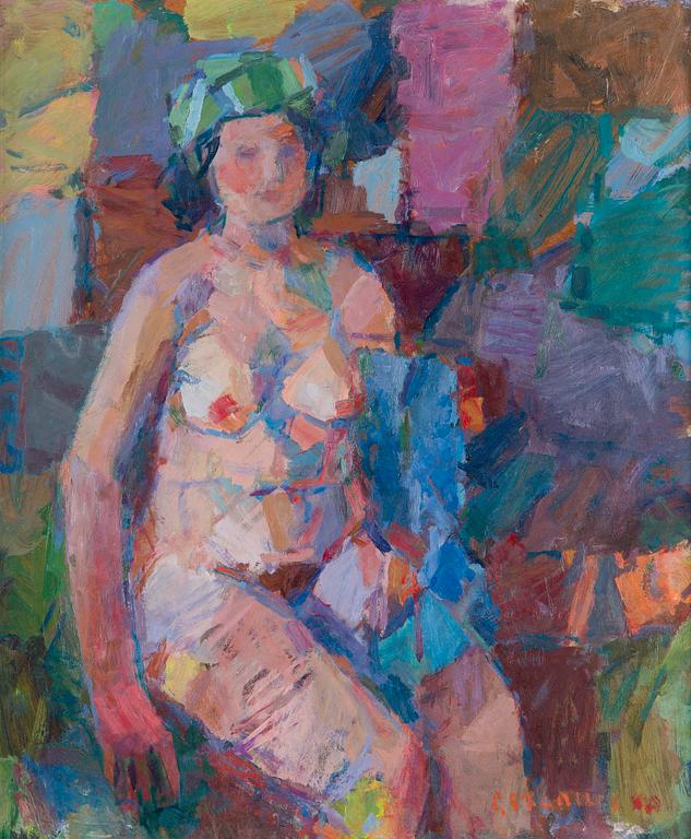 Per Stenius, Istuva alastonmalli.