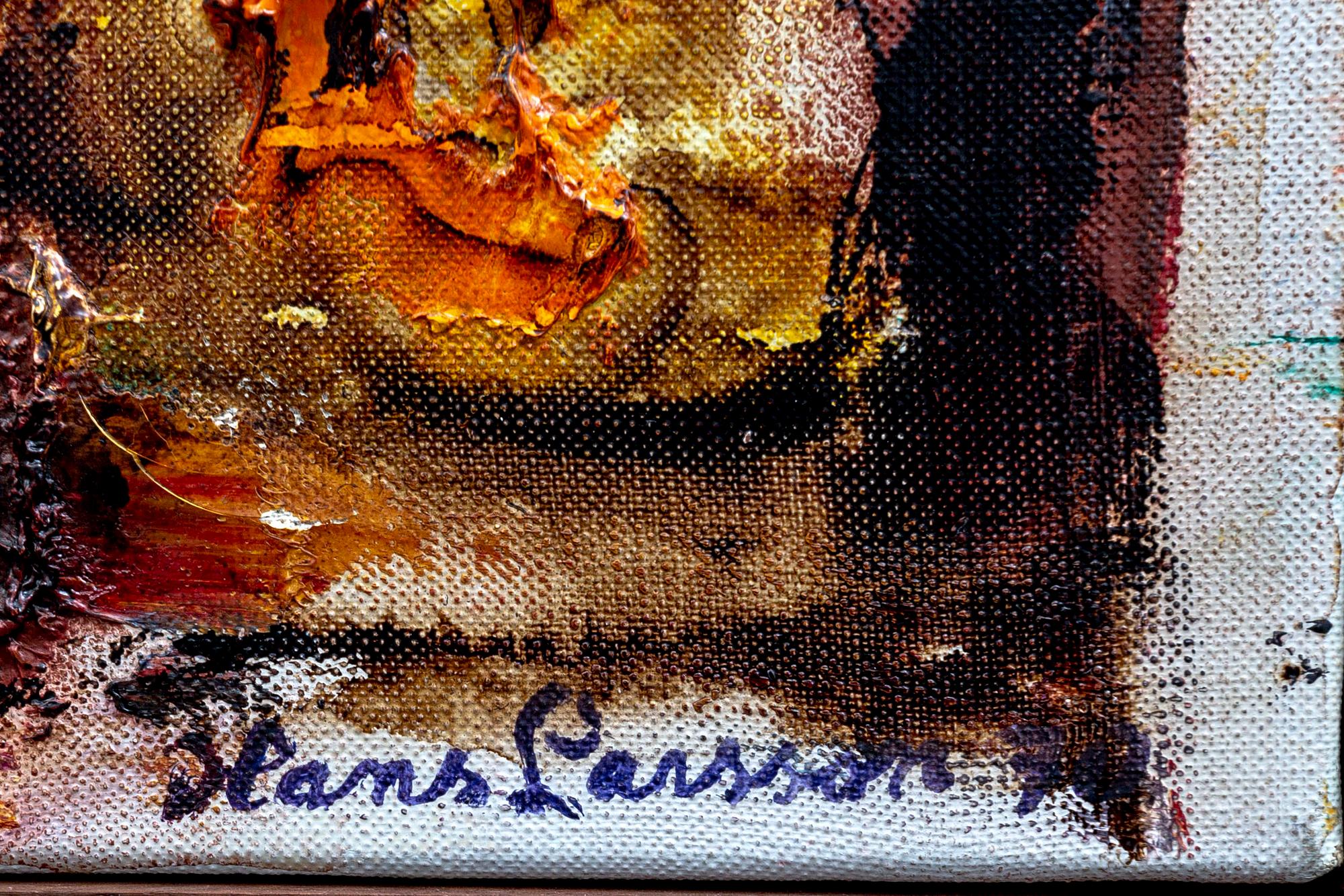 Hans Larsson, oil on canvas signed.