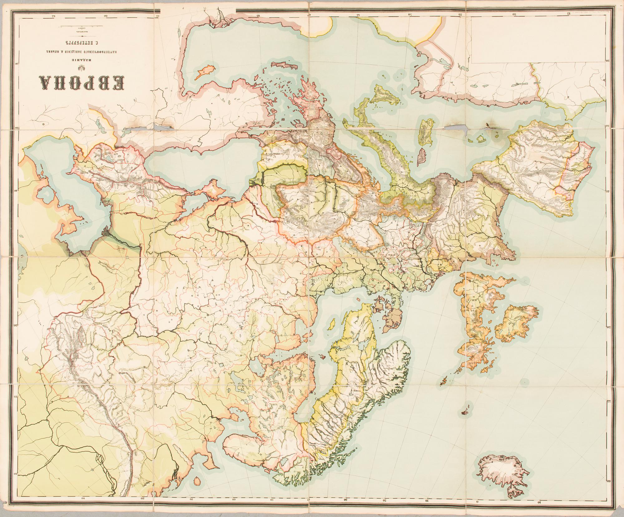 KARTTA, Venäjä, 1900-luvun alku.