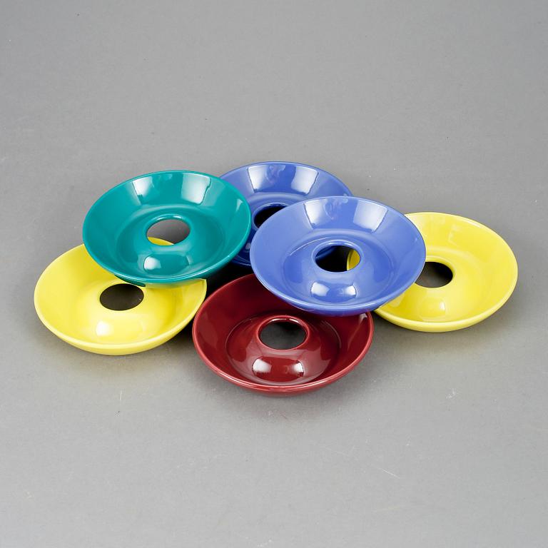 ÄGGKOPPAR, porslin, 6 stycken, Bo fajans,