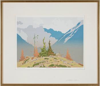 ROBERT GENN, 2 st, färgserigrafier, sign o en numr 29/95.