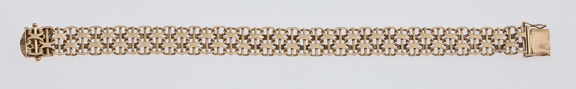 ARMBAND, 18k guld, Stockholm, 1968. Vikt ca 20 gr.