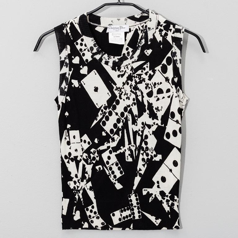 CHRISTIAN DIOR, jumperset, 2 delar, fransk storlek 42.