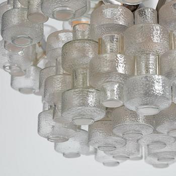 Gert Nyström, a pair of "Festival" chandeliers, Fagerhult, 1960s-70s.