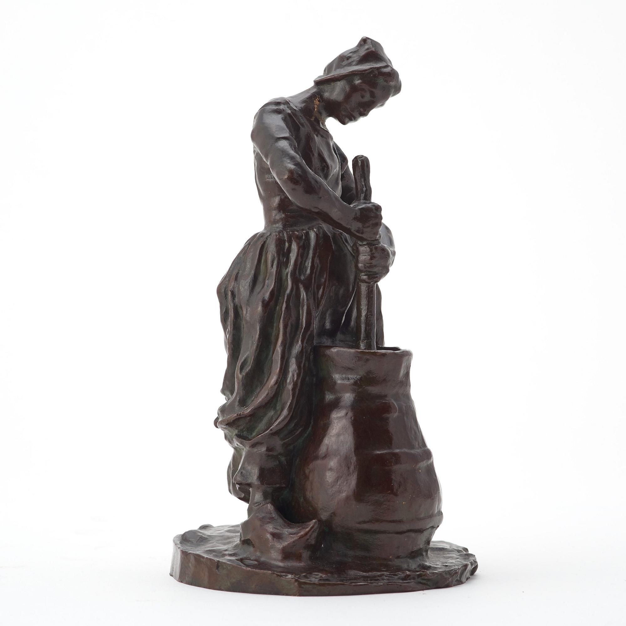 Carl Milles, Study of a Dutch gwoman.