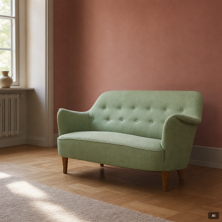 Carl Malmsten, a 'Samsas' sofa, second half of the 20th century.