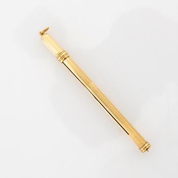Champagne whisk 18K gold.
