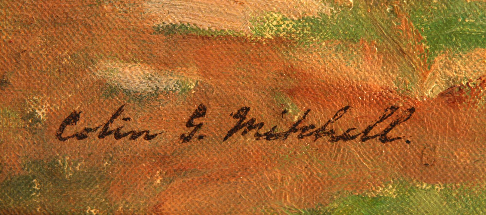 COLIN GILLESPIE MITCHELL, olja på duk, sign.