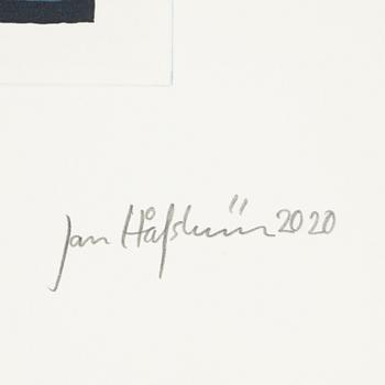 Jan Håfström, etching in colours, 2020, signed 45/50.